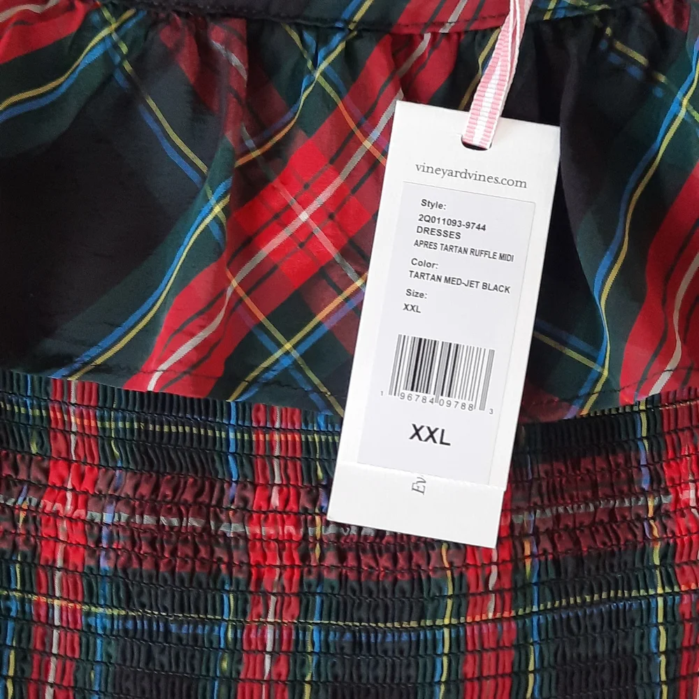 Vineyard Vines Tartan Ruffle Dress - Picture 2 of 9